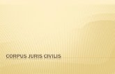 Corpus juris  civilis