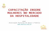 CAPACITAÇÃO INSERE MULHERES NO MERCADO DA HOSPITALIDADE APAF