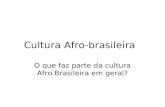 Cultura Afro-brasileira