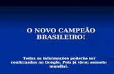 O NOVO CAMPEÃO BRASILEIRO!