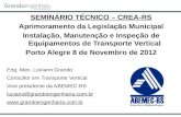 SEMINÁRIO TÉCNICO – CREA-RS Aprimoramento da Legislação Municipal