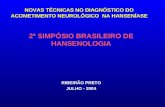 NOVAS TÉCNICAS NO DIAGNÓSTICO DO ACOMETIMENTO NEUROLÓGICO  NA HANSENÍASE