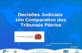 Decisões Judiciais  Um Comparativo dos Tribunais Pátrios
