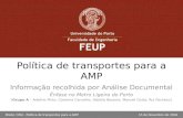 Política de transportes para a AMP