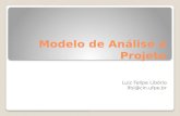 Modelo  de  Análise  e  Projeto