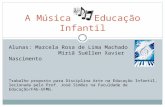 A Música na Educação Infantil