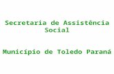 Secretaria de Assistência Social Município de Toledo Paraná