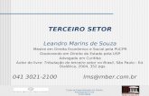 TERCEIRO SETOR Leandro Marins de Souza Mestre em Direito Econômico e Social pela PUCPR