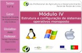 Módulo IV Estrutura e configuração de sistemas operativos monoposto