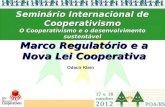 Marco Regulatório e a Nova Lei Cooperativa