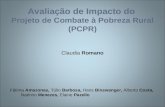 Avaliação de Impacto do Projeto de Combate à Pobreza Rural (PCPR)
