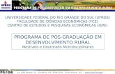 UNIVERSIDADE FEDERAL DO RIO GRANDE DO SUL (UFRGS) FACULDADE DE CIÊNCIAS ECONÔMICAS (FCE)