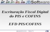 Escritura§£o Fiscal Digital do PIS e COFINS EFD PIS/COFINS