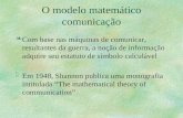 O modelo matemático comunicação