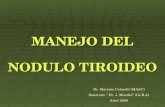 MANEJO DEL NODULO TIROIDEO