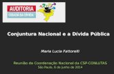 Maria Lucia Fattorelli Reunião da Coordenação Nacional da CSP-CONLUTAS