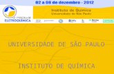 UNIVERSIDADE DE SÃO PAULO INSTITUTO DE QUÍMICA