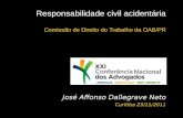 Responsabilidade civil acidentária Comissão de Direito do Trabalho da OAB/PR