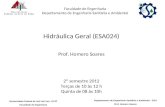 Hidráulica Geral (ESA024) Prof. Homero Soares 2º semestre 2012 Terças de 10 às 12 h