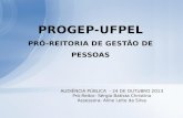 PROGEP-UFPEL PRÓ-REITORIA DE GESTÃO DE PESSOAS