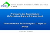 Promoção das Exportações: O Paraná na Agenda Internacional