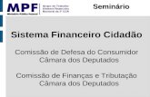 Sistema Financeiro Cidadão Comissão de Defesa do Consumidor Câmara dos Deputados
