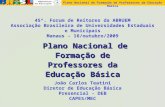 João Carlos Teatini Diretor de Educação Básica Presencial - DEB CAPES/MEC