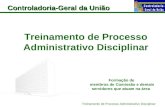 Treinamento de Processo Administrativo Disciplinar