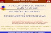 A EFICÁCIA JURÍDICA DO DIREITO À SAÚDE NA CRFB/88