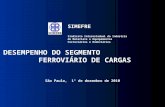 DESEMPENHO DO SEGMENTO                FERROVIÁRIO DE CARGAS