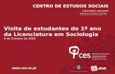 CENTRO DE ESTUDOS SOCIAIS Laboratório associado