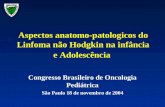 Aspectos anatomo-patologicos do Linfoma não Hodgkin na infância e Adolescência