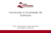 Introdução à Qualidade de Software