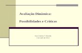 Avaliação Dinâmica: Possibilidades e Críticas