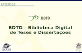 BDTD – Biblioteca Digital de Teses e Dissertações