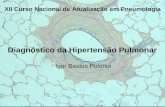 Diagnóstico da Hipertensão Pulmonar  Igor Bastos Polonio