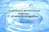 Legislação de Recursos Hídricos -  Análise Bibliográfica