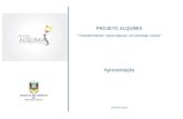 PROJETO ALQUIMIA “Transformando ‘caça-níqueis’ em inclusão social” Apresentação Fevereiro 2012