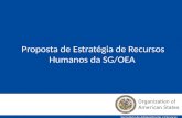 Proposta de Estratégia de Recursos Humanos da SG/OEA