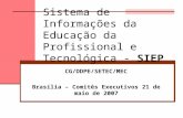 Sistema de Informações da Educação da Profissional e Tecnológica -  SIEP