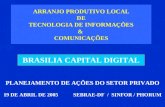 ARRANJO PRODUTIVO LOCAL DE TECNOLOGIA DE INFORMAÇÕES &  COMUNICAÇÕES