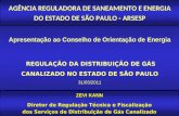 REGULAÇÃO DA DISTRIBUIÇÃO DE GÁS CANALIZADO NO ESTADO DE SÃO PAULO 31/03/2011
