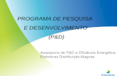 PROGRAMA DE PESQUISA   E DESENVOLVIMENTO  ( P&D )