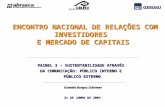 ENCONTRO NACIONAL DE RELAÇÕES COM INVESTIDORES  E MERCADO DE CAPITAIS