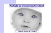 Redução da prematuridade evitável