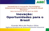 Inovação:  Oportunidades para o Brasil