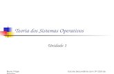 Teoria dos Sistemas Operativos