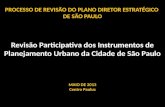 PROCESSO DE REVISÃO DO PLANO DIRETOR ESTRATÉGICO  DE SÃO PAULO