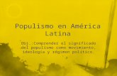 Populismo en América Latina
