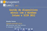 Gestão  de  dispositivos móveis  com o Windows Intune e SCCM 2012